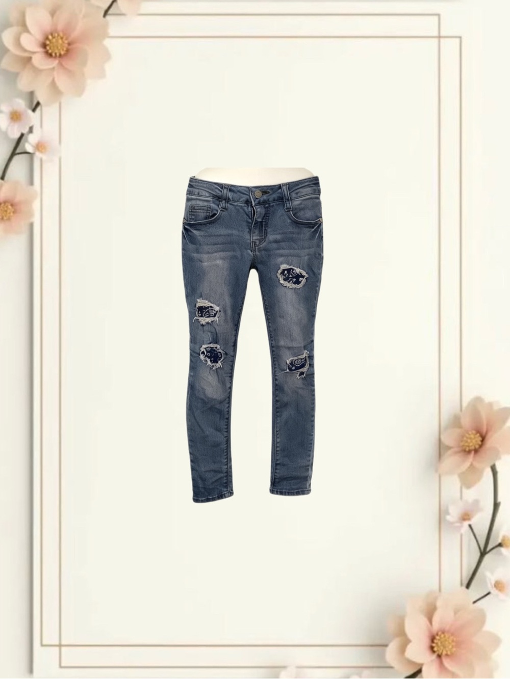 Girl’s Distressed Jeans